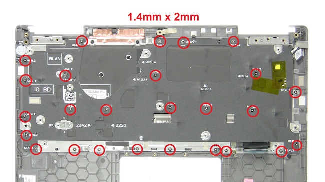 Hướng dẫn thay bàn phím Dell inspiron 7370